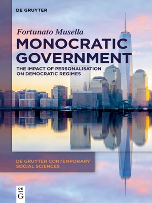 cover image of Monocratic Government